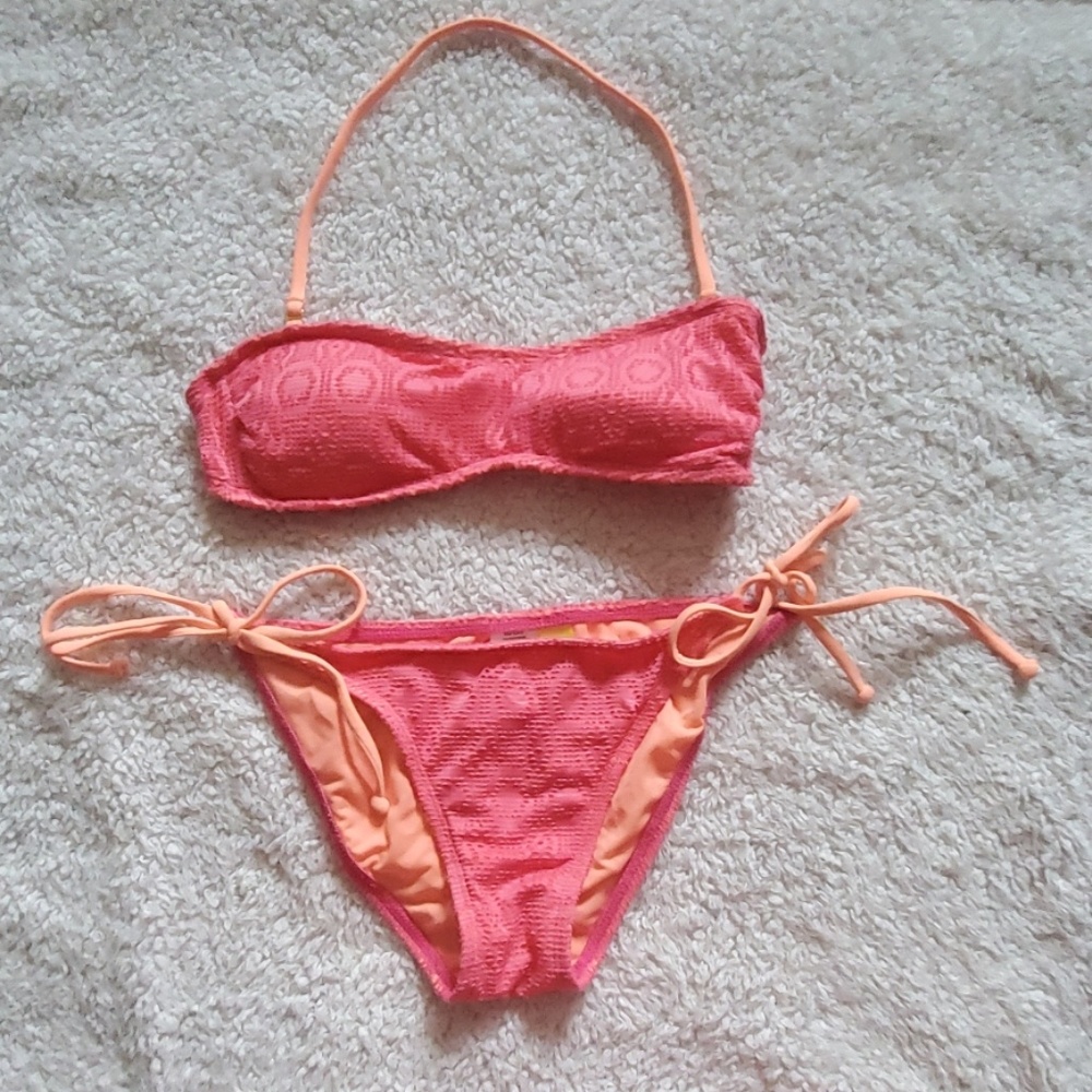 Neon Coral Bikini